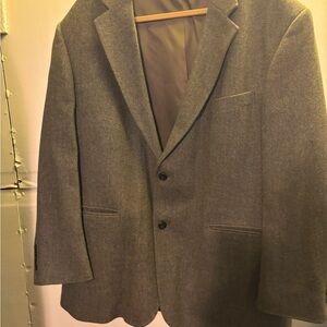 Olive green tweed sport jacket